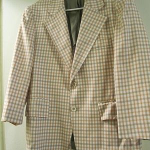 Vintage Men's Plaid Sport Coat